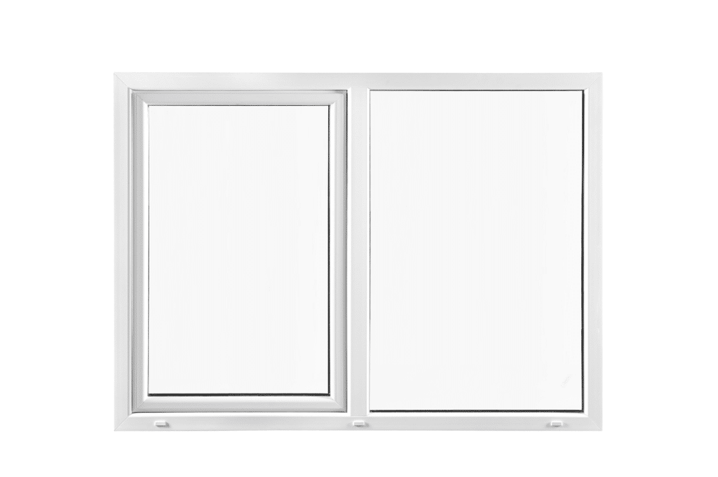 Dreiteiliges Fenster, Drehflügel, DrehKippflügel