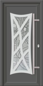 KN Haustür AL Farbiges Glas AV-179-GL179V4