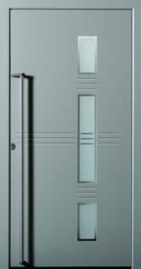 Greendoors Premium Aluminium Haustür Model-329-RAL-7035