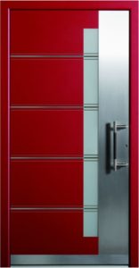 Greendoors Premium Aluminium Haustür Model-336-RAL-3005