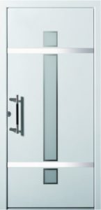 Greendoors Premium Aluminium Haustür Model-337-RAL-9016