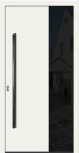 Greendoors Premium Aluminium Haustür Model-342-RAL-9016