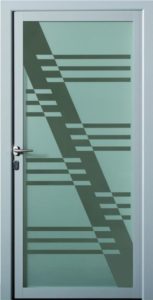 Greendoors Premium Aluminium Haustür Model-G105-RAL-7040